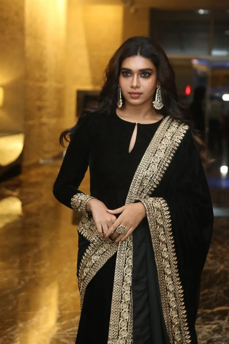 Telugu Actress Dushara Vijayan In Beautiful Black Gown